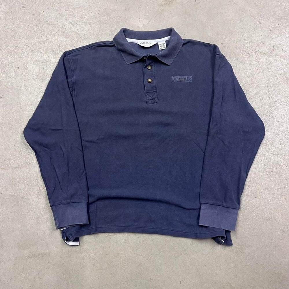 2000s orvis navy rugby